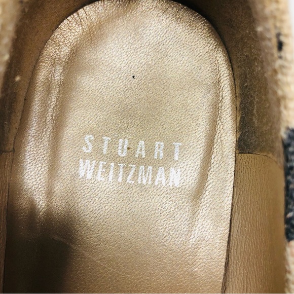 Stuart Weitzman Animal Print Fabric wedges - Picture 4 of 11